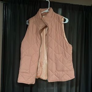 Women’s Peach Soft Puffer Vest